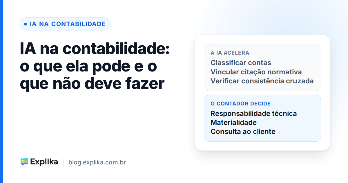IA na contabilidade: o que ela pode e o que não deve fazer